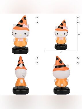 Hello Kitty in Halloween Costume Blow Mold Decor